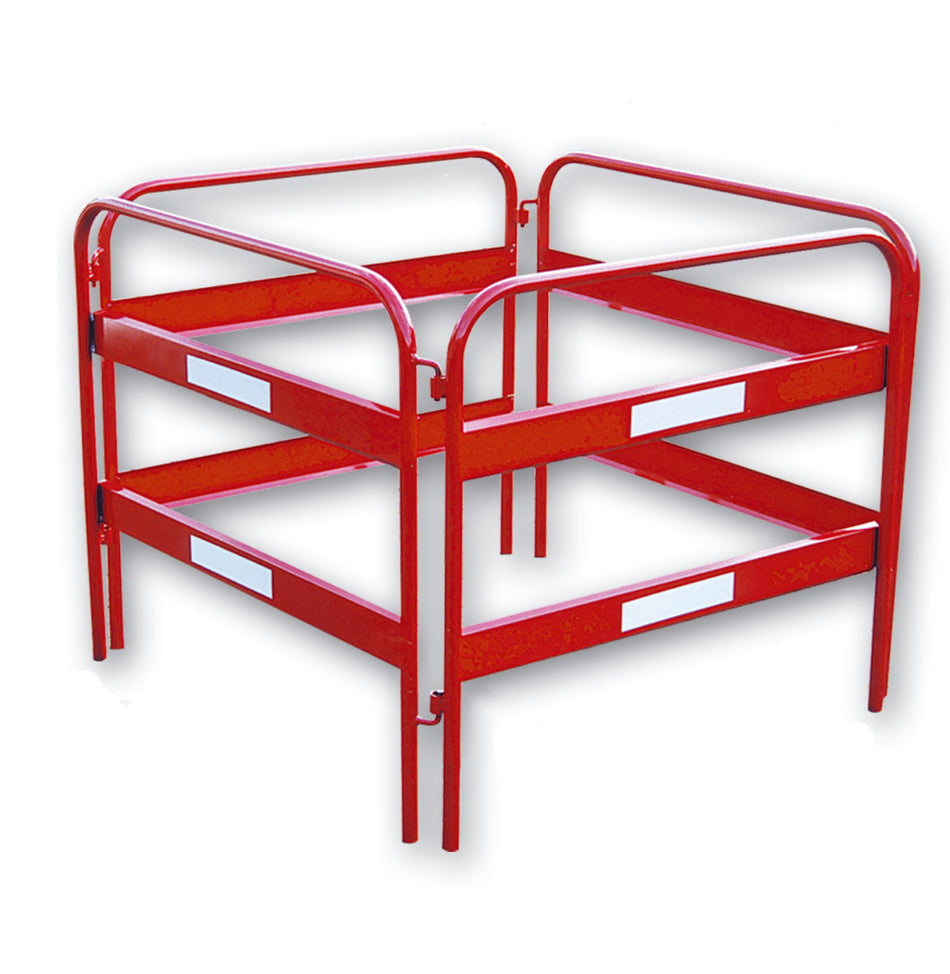 Skyddsinhägnad - Avspärrning av öppna brunnar och schakt