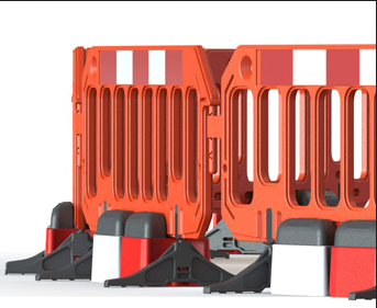 Tyngd för kravallstaket i plast