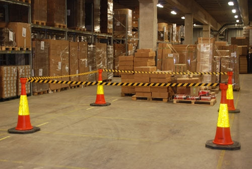 Avspärrningspaket - Skipper Utomhus (4x9m utdragbar band)