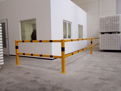 Skyddsräcke -Brooklyn- med bultfäste 70x70mm (modulär)