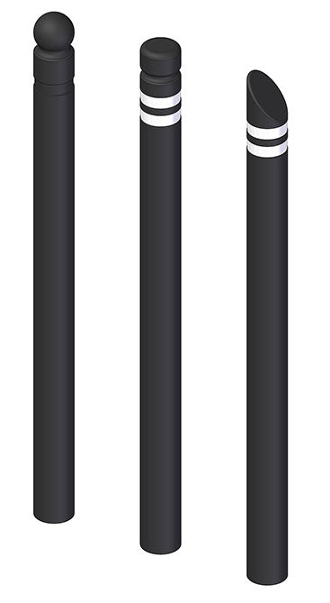 Allsidiga vägstolpar för stadstrafik (Gummi)