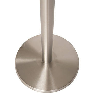 Flexibarrier Köstolpe med skylt -Premium Silver- (inkluderar A4-skylthållare)