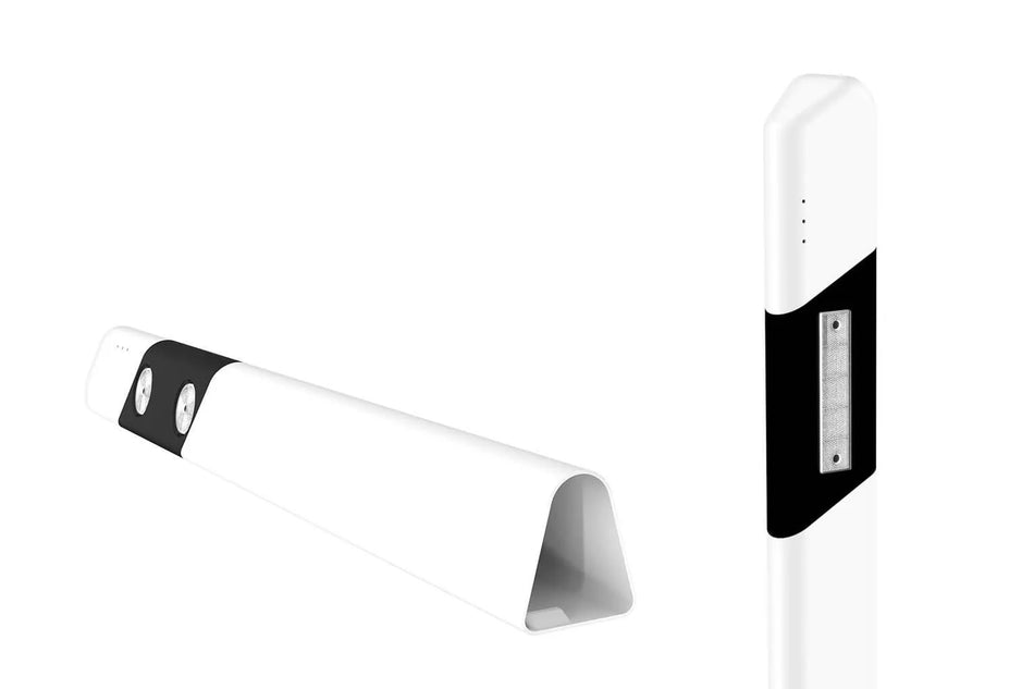 Kantmarkeringsstolpe – LP 621 – 160 cm med reflexer i klass 2