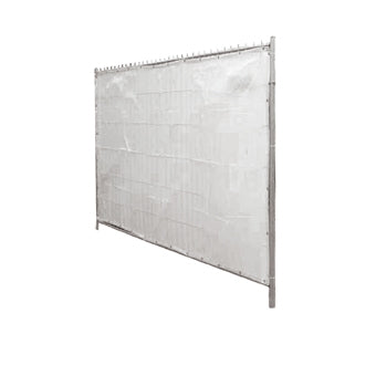 Stängselnät, 3,50 m × 2,00 m, med förstärkta kanter och aluminiumöljetter