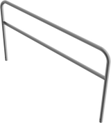 Sektionsräcke - Ø 60mm - med tvärbom