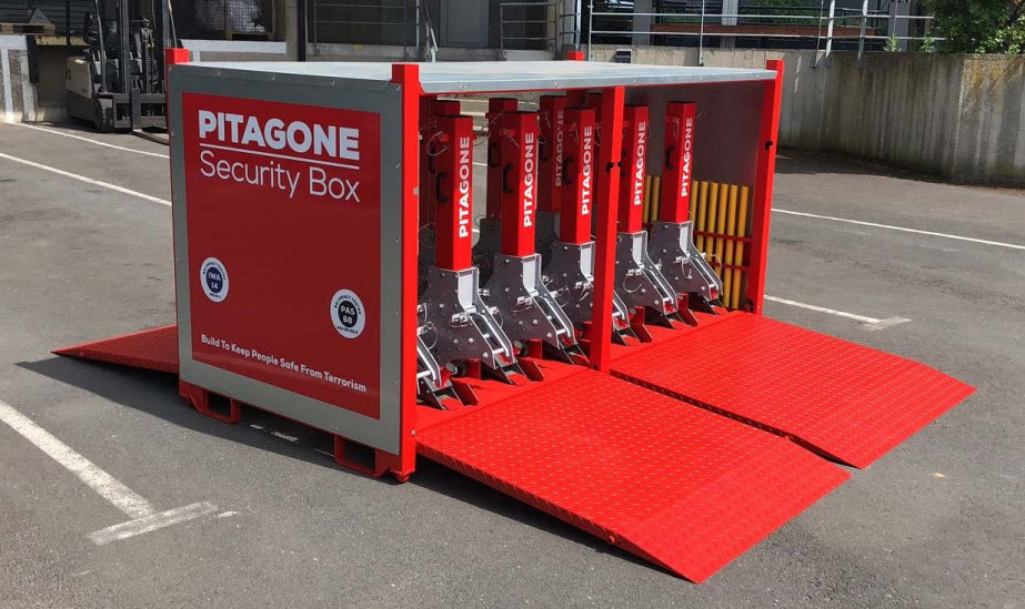 Pitagone Säkerhetsbox – Förvarings- och transportcontainer (12 moduler)