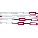 Avspärrningskedja av stål, galvaniserad (10m, olika färger)